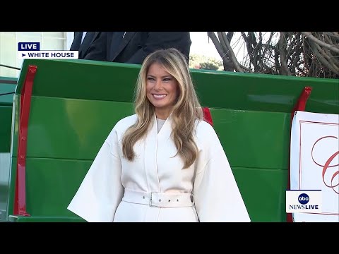 Read more about the article LIVE: First lady Melania Trump receives 2025 White House Christmas Tree