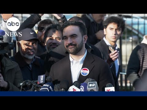 You are currently viewing Mamdani says ‘we’re on the brink of making history’ after voting on Election Day