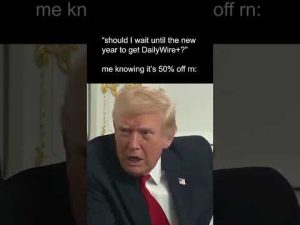 Read more about the article Don’t be a stupid person! Get 50% off on DailyWire+ TODAY! Link below.