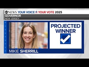 Read more about the article Mikie Sherrill projected to win NJ governor’s race