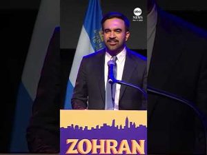 Read more about the article Zohran Mamdani addresses President Trump directly in victory speech