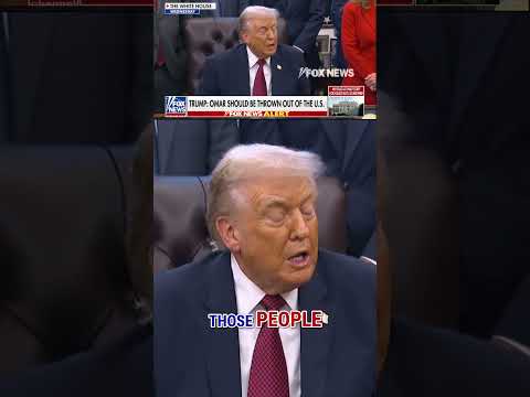 You are currently viewing Ilhan Omar should be THROWN OUT of US, Trump says #foxnews #news #us #fox