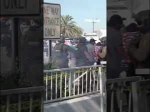 Read more about the article STANDOFF: Protesters swarm federal agents during raid, prompting SWAT team response #shorts #us