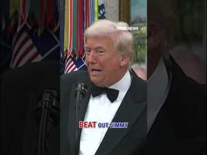 Read more about the article Trump: If I can’t beat ‘HORRIBLE’ Jimmy Kimmel, I shouldn’t be president #shorts #usa #us #trump