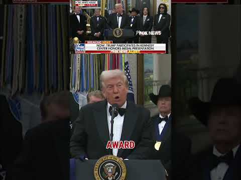 You are currently viewing Trump presents Kennedy Center Honors medals to members of KISS #foxnews #news #us #fox