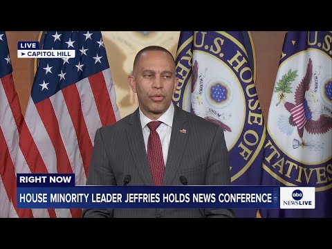 Read more about the article LIVE: House Minority Leader Jeffries holds news conference