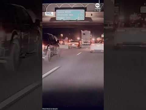 You are currently viewing Driver survives dramatic crash off off freeway overpass