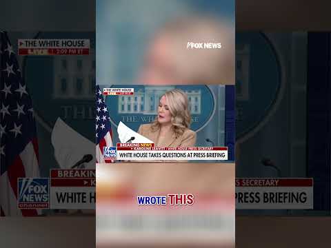 Read more about the article SEE IT: Leavitt calls out NYT on ‘fake news’ story #shorts #trump #whitehouse #media #nytimes #fox