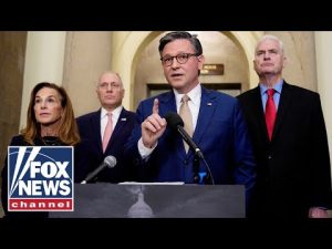 Read more about the article WATCH LIVE: Speaker Johnson, GOP leadership hold weekly presser