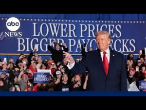 Read more about the article Trump strays from selling economic policy in speech that launched into insults