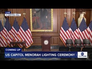 Read more about the article COMING UP: Congressional leaders attend U.S. Capitol Menorah lighting ceremony