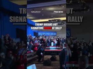 Read more about the article BUSTIN’ A MOVE: Trump breaks out his signature dance moves #shorts #trump