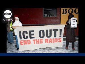 Read more about the article Protestors clash with ICE agents in Minnesota as Trump ramps up anti-immigration rhetoric
