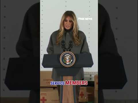 Read more about the article WATCH: First Lady Melania Trump praises the spouses of American military heroes #shorts #usa #news