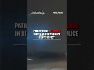 Read more about the article WATCH: Hit-and-run driver speeds off after hitting officer’s patrol car #police #shorts #hitandrun