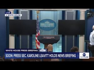 Read more about the article COMING UP: White House press briefing