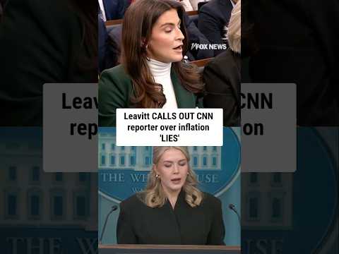You are currently viewing Leavitt CALLS OUT CNN reporter over inflation ‘lies’ #shorts #us #news #foxnews #whitehouse