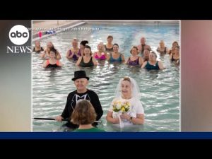 Read more about the article The sweet story behind a senior couple’s pool wedding