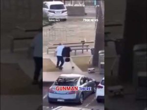 Read more about the article WATCH: Bystander TAKES OUT suspected shooter in Australia #shorts #foxnews #terror #breakingnews