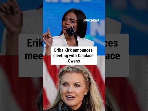 You are currently viewing Erika Kirk announces meeting with Candace Owens #shorts #erikakirk #candaceowens #us #charliekirk