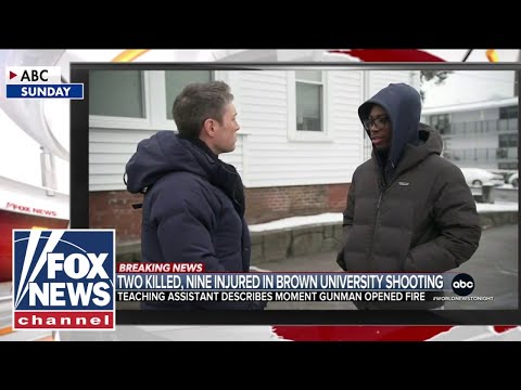 You are currently viewing Brown University student recalls terrifying moment he locked eyes with gunman