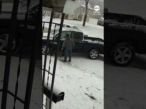 You are currently viewing Pickup truck loses control on icy road in Connecticut