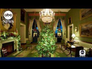 Read more about the article First lady Melania Trump unveils 2025 White House Christmas decorations