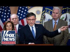 Read more about the article WATCH LIVE: Speaker Johnson, House GOP leaders tout Trump’s economic agenda