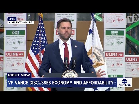 You are currently viewing LIVE: Vice President Vance delivers remarks in Pennsylvania