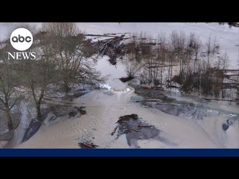 You are currently viewing 1 dead in Washington state flooding as levee breach prompts evacuations