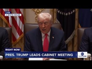 Read more about the article LIVE: President Trump leads Cabinet meeting