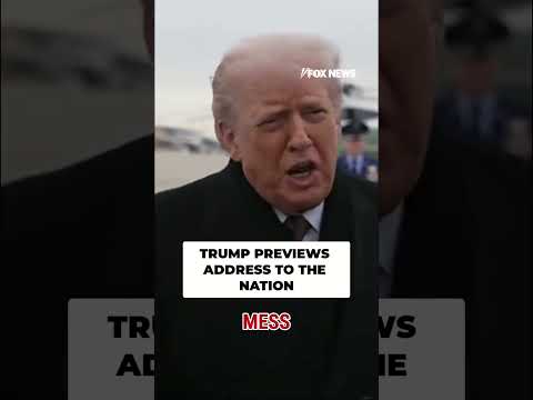Read more about the article WATCH: Trump gives preview of what he’ll talk about during tonight’s address #shorts #usa #trump #us