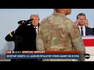 Read more about the article U.S. launches retaliatory strikes against ISIS in Syria, Sec. Hegseth says l ABC News Special Report