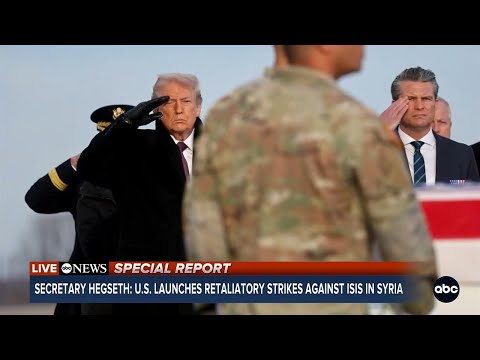 Read more about the article U.S. launches retaliatory strikes against ISIS in Syria, Sec. Hegseth says l ABC News Special Report