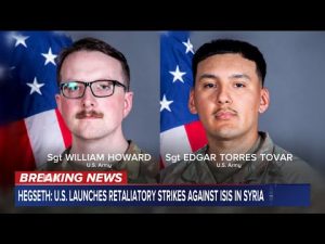 Read more about the article US launches retaliatory strikes in Syria targeting ISIS, Hegseth says