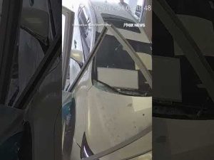 Read more about the article WATCH: Camera captures moment SUV crashes into a UPS store