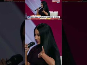 Read more about the article WATCH: Nicki Minaj reveals her ‘TURNING POINT’ for getting into politics #foxnews #news #us #fox