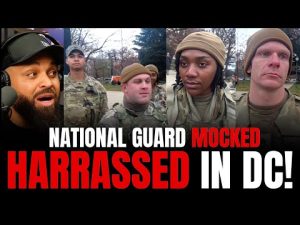 Read more about the article Trump Deranged Psycho Confronts National Guard Troops in D.C.