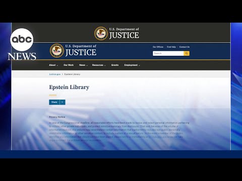 Read more about the article Some documents relating to the Epstein investigation removed from DOJ website