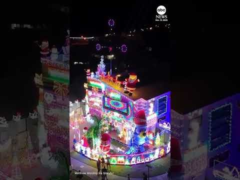 You are currently viewing Australia home dazzles with spectacular holiday lights display