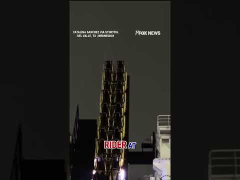 Read more about the article WATCH: Riders TRAPPED after roller coaster malfunctions #foxnews #news #shorts