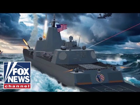 Read more about the article SEE IT: Trump unveils ‘Golden Fleet’ of Navy battleships