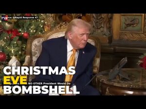 Read more about the article Trump Does What NO OTHER President Would Do on Christmas Eve | Media SILENT
