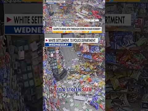 You are currently viewing WATCH: Thieves DESTROY convenient store in a FAILED ATM HEIST #foxnews #news #us #fox