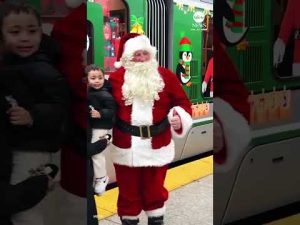Read more about the article Santa trades sleigh for train in Boston