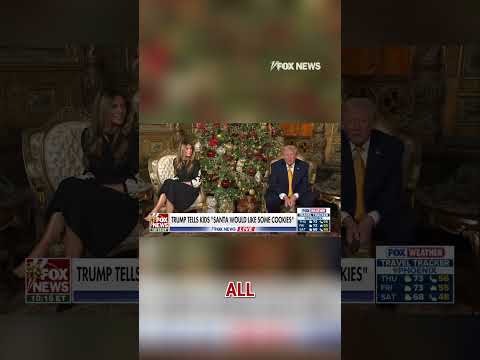 You are currently viewing President Trump: Santa would like some cookies