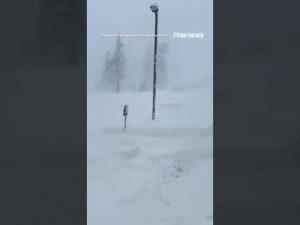 Read more about the article WINTER WONDERLAND: Massive winter storm hammers Sierra Nevada mountains #shorts #winter #snow #news