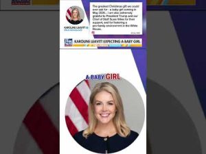 Read more about the article Karoline Leavitt makes Christmas announcement, thanking Trump for ‘pro-family’ WH #foxnews #news