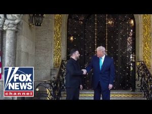 Read more about the article Trump sounds optimistic after Zelenskyy meeting on peace talks