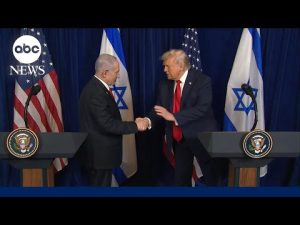 Read more about the article Trump, Netanyahu hold press conference after peace talks